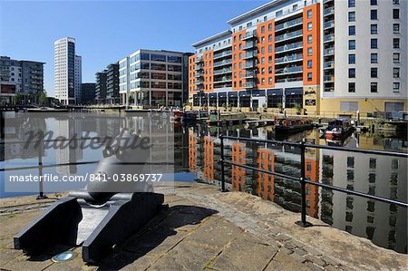 Canons de la Royal Armouries, Clarence Dock, Leeds, West Yorkshire, Angleterre, Royaume-Uni, Europe