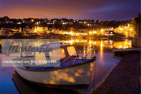 Boats on the River Yealm, South Hams, Devon, England, United Kingdom, Europe