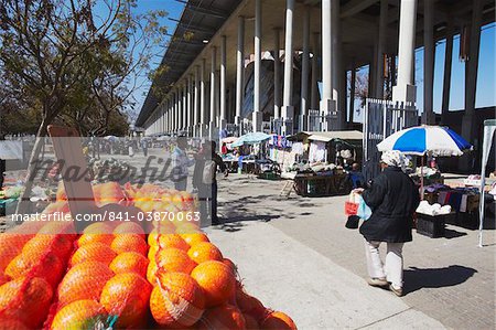 Market in Walter Sisulu Square, Soweto, Johannesburg, Gauteng, South Africa, Africa