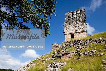 El Mirador (Watch Tower) (Observator), Mayan ruins, Labna, Yucatan, Mexico, North America