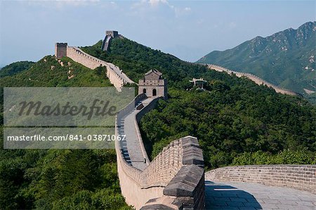 La grande muraille à Badaling, UNESCO World Heritage Site, Chine, Asie