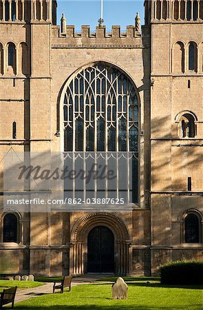Southwell, England. The west front of the Norman minster. Southwell, England. The west front of the Norman minster.