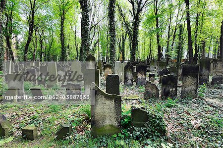 Jewish cemetery near Prenzlauer Berg. Berlin, Germany