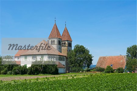 St Eglise Saint-Pierre et Saint-Paul à l'île de Reichenau, lac de Constance, Bade-Wurtemberg, Allemagne