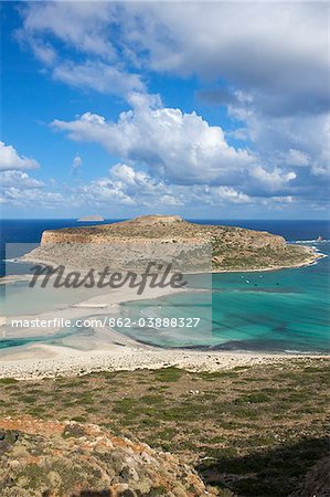 Balos Beach, péninsule de Gramvoussa, Crète, Grèce