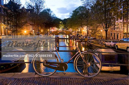 Kanal, Amsterdam, Niederlande