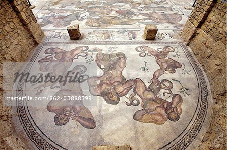 Mosaics, Villa Romana Casale, Piazza Armerina, Sicily, Italy