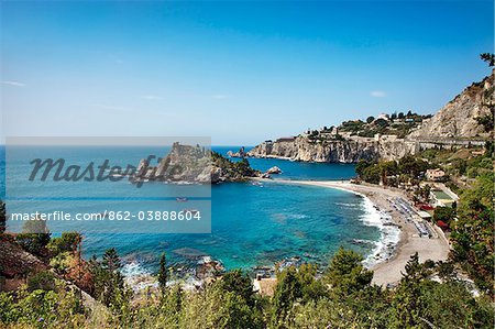 Isola Bella, Taormina, Sicily, Italy