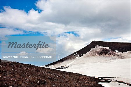 Krater, den Ätna, Sizilien, Italien