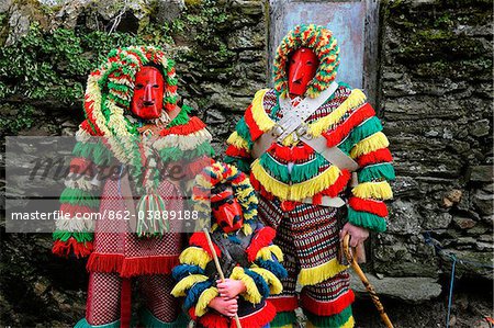 Traditional masks and carnival at Podence, Tras os Montes, Portugal