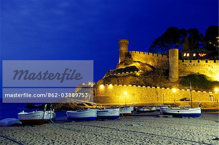 Vila Vella, Tossa de Mar, Costa Brava, Catalonia, Spain