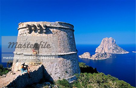 Es Vedrà, Ibiza, Balearen, Spanien