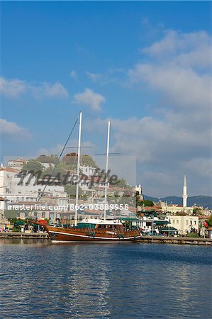 Old Town and Marina in Marmaris, Aegean, Turquoise Coast, Turkey