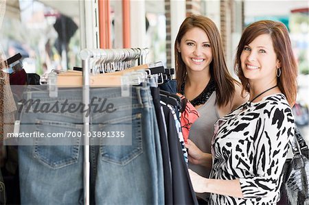 Mother and Daughter Shopping