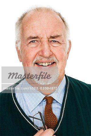 Portrait d'un homme senior.