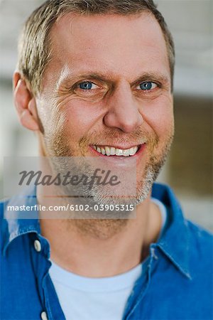 Portrait d'un homme scandinave.