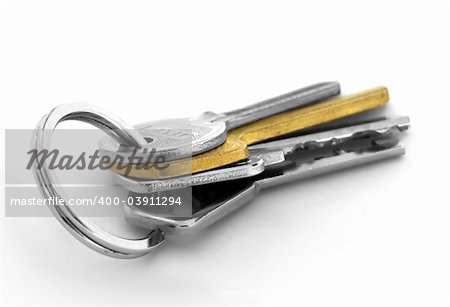 bunch of keys in grey and one golden key