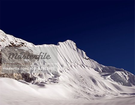 There are 15 mountaineers shown in the picture climbing Island Peak. This picture was taken at 7:25am on October 18th, 2005.