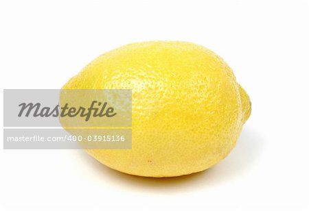 Lemon Isolated on White