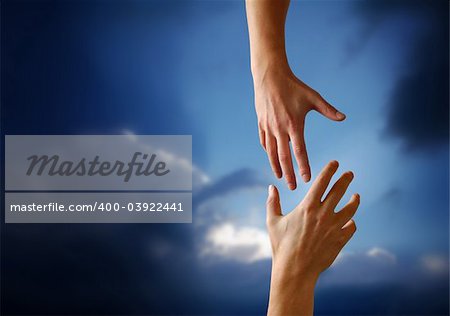 A Hand reaching Out to Someone