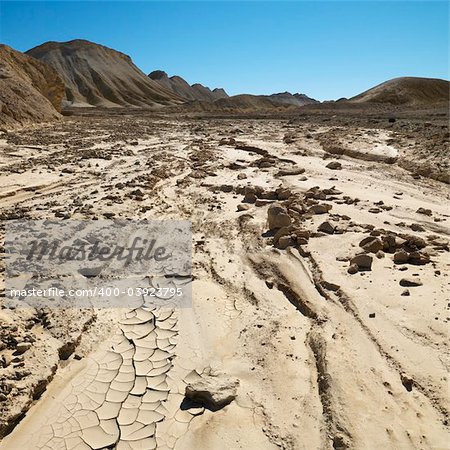 Desert landscape in Death Valley National Park.