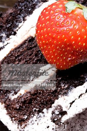 can you resist and only eat the strawberry? Or are you weak and eat the chocolate cake?