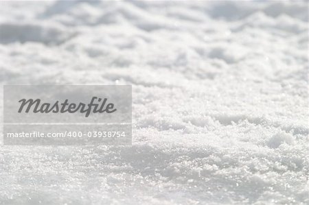 Snow Crystal background detail image with shallow depth of field.