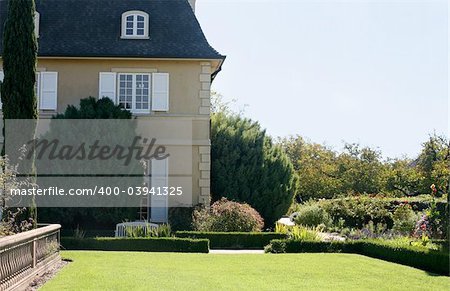 House with a beautifully landscaped garden