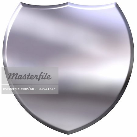 3D Silver Shield