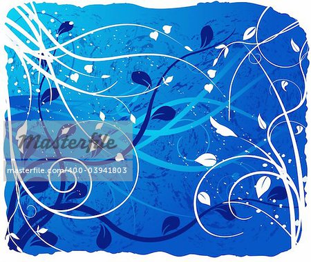 Abstract  artistic winter background - vector