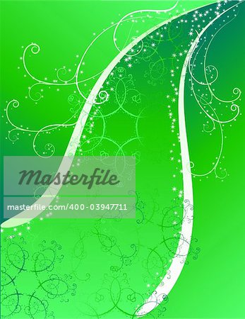 Vector illustration - blue winter abstract background