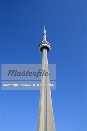 The CN Tower in Toronto.