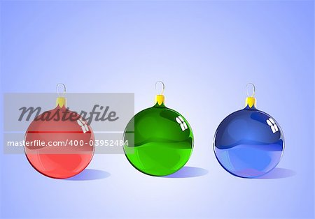 Ornements d'arbre de Noël - chaque élément est séparé et évolutive - prêt pour Noël, hiver ou des promotions saisonnières.
