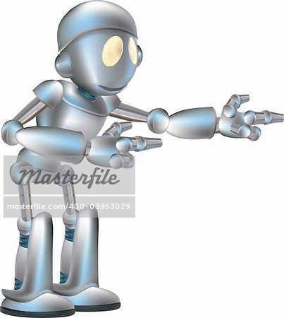A very cute robot character, available in several poses