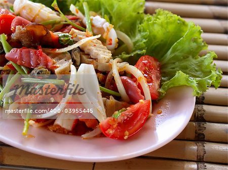 a photo of delicious  of   thai food