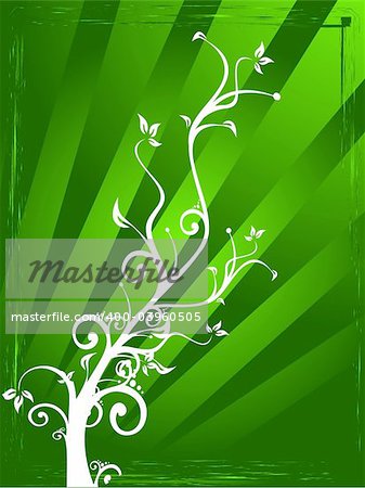 Abstract vector illustration background of Flowers and decorative theam