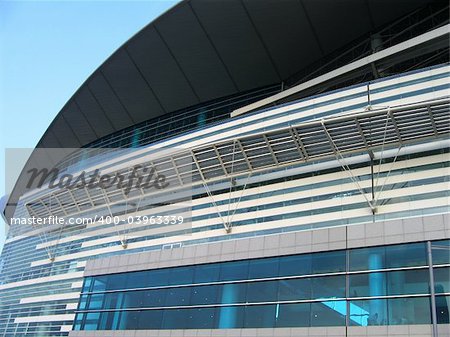 Architecture structure of Hong Kong Convention and Exhibition Centre