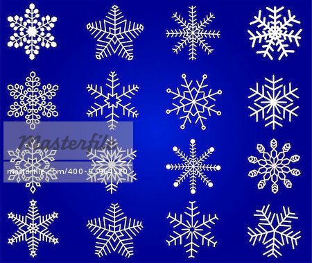 Snowflakes vector