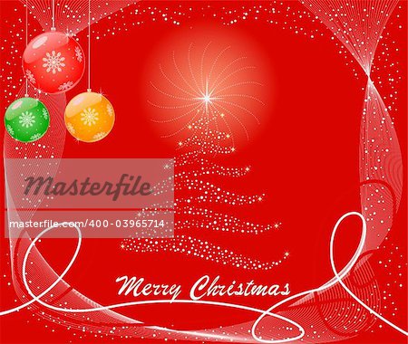 Christmas abstract Background - vector