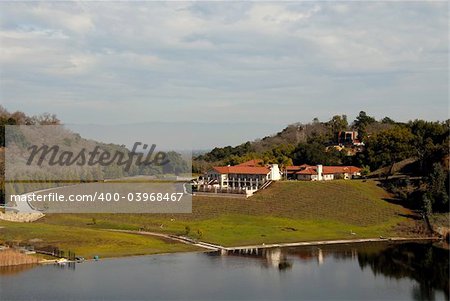 Lakeside vineyard and winery, Los Altos Hills, California