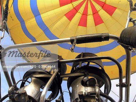 The Burners on a Hot Air Balloon