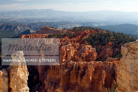 Aerial view of Bryce Canyon National Park, Utah