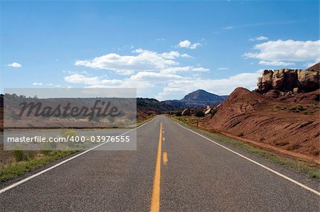 Scenic views of Capitol Reef National Park