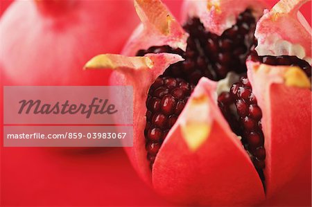 Close Up Of Pomegranate Close Up Of Pomegranate