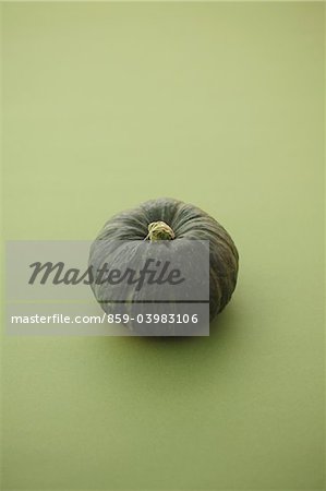Pumpkin On Green Background