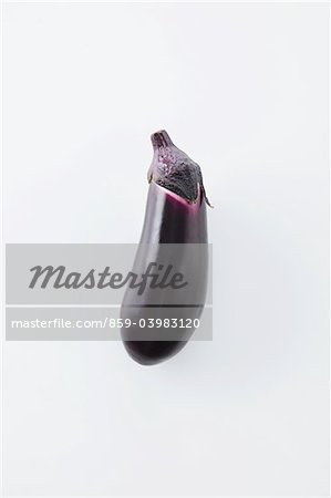 Eggplant On White Background