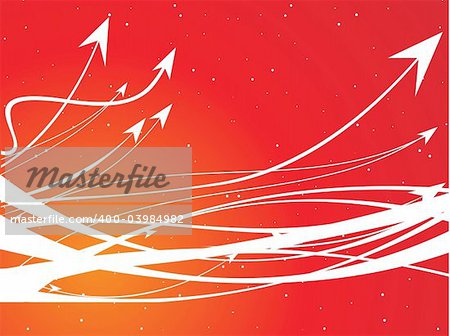 this is editable vector illustration of abstract arrows background
