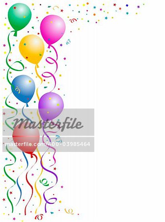 Birthday party balloon