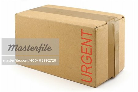 priority package isolated on white background