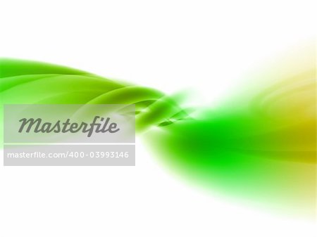 3d rendered illustration of an abstract green background